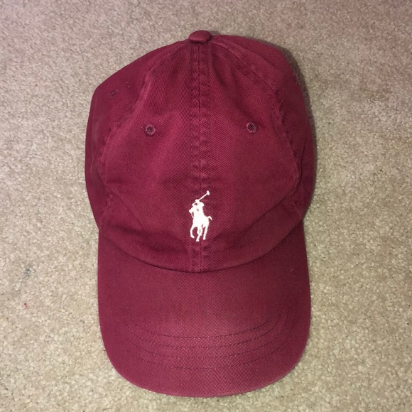 Maroon polo hat Clearance